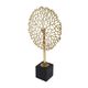 A & B Home Black/Gold Statuary -1