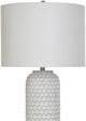 Stylecraft Pomors White Table Lamp-1