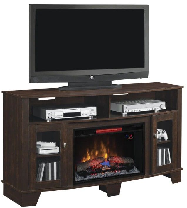 ClassicFlame® LaSalle Midnight Cherry TV Stand-2