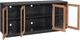 aspenhome® Chelsea Black 68" 4-Door Console-1