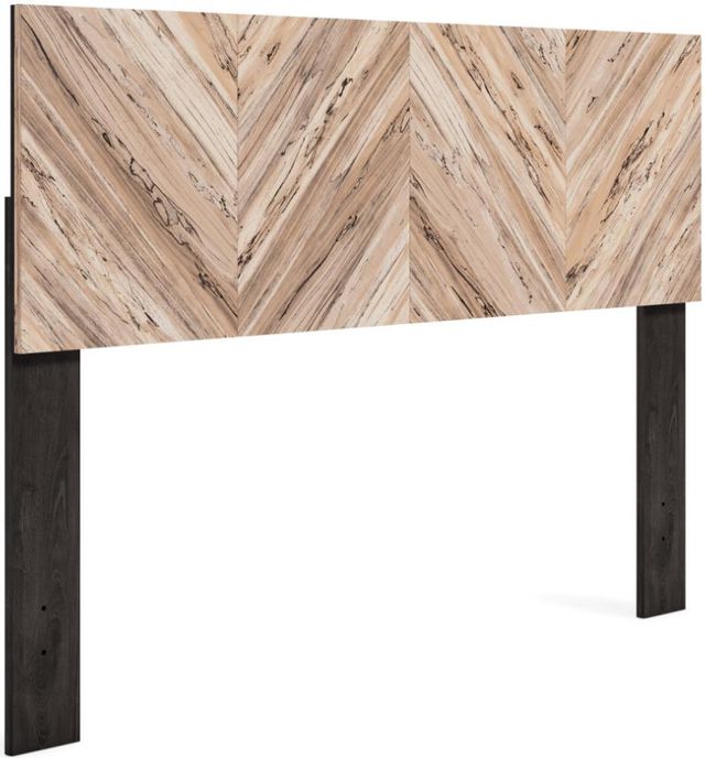 Signature Design by Ashley® Piperton 4-Piece Two-Tone Black/Brown Queen Panel Headboard Bed Set-1