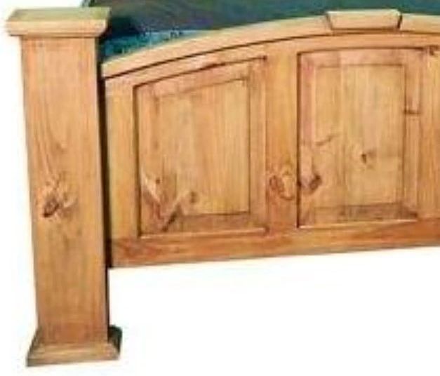 Million Dollar Rustic Brown Queen Mansion Bed-1