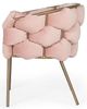 VIG Furniture Modrest Debra Pink Dining Chair-2