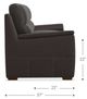 La-Z-Boy® Lenox Brown Leather Sofa-5