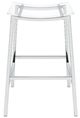 Steve Silver Co. Zena Chrome Backless Bar Stool-3