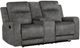 Homelegance® Muncie Brownish Gray Double Manual Reclining Loveseat with Center Console-0