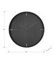 Monarch Specialties Inc. Black 20" Wall Clock-2