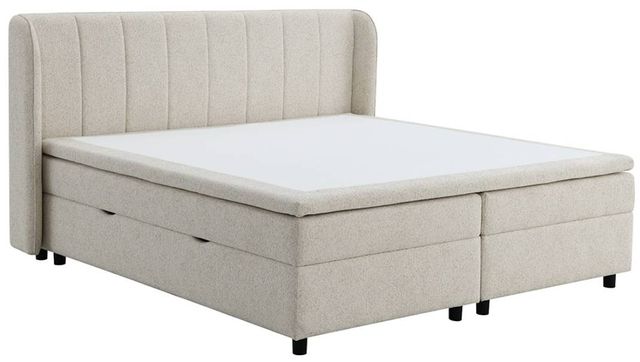 ACME Furniture Adonia Beige Queen Panel Storage Bed-0