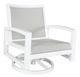 CabanaCoast® Customizable Millcroft Aluminum Outdoor Lounge Swivel Rocker Chair-0