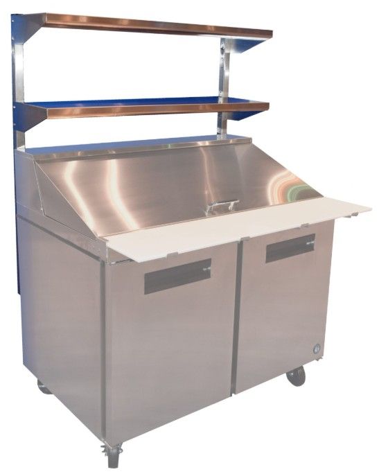 Hoshizaki 48" Stainless Steel Double Overshelf Kit-3