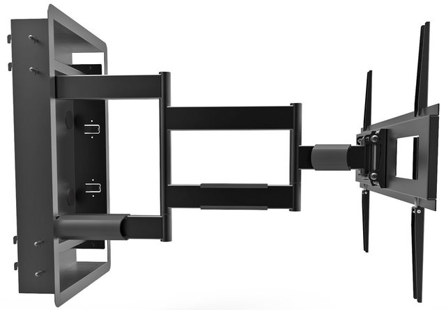 Kanto Recessed Articulating Black TV Mount-3