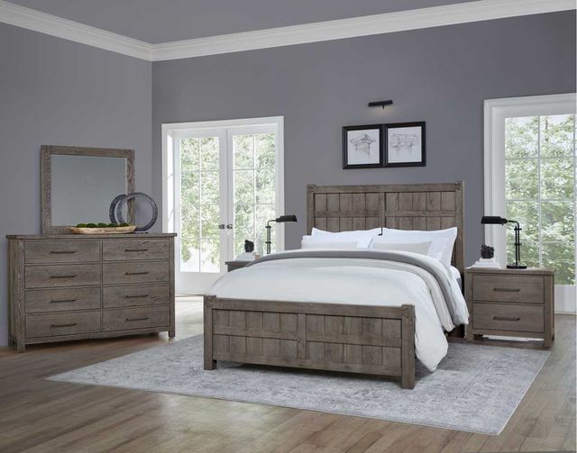 Vaughan-Bassett Dovetail Mystic Grey 5-Piece Queen Board & Batten Bedroom-0