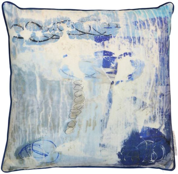 Stylecraft Blue/White Designer Pillow-0