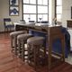 Liberty Furniture Aspen Skies 4 Piece Russet Brown Console Set-4