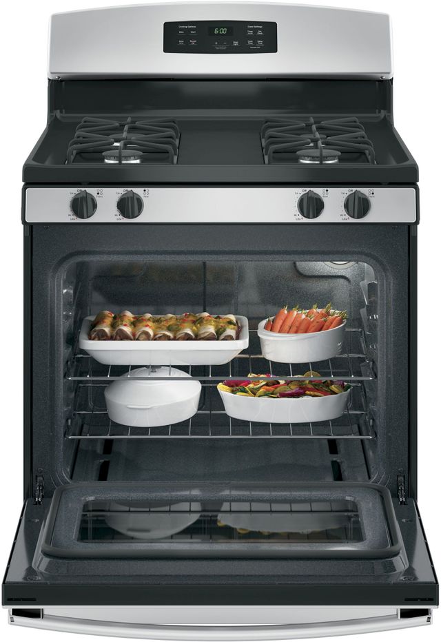 GE® 4 Piece Stainless Steel Kitchen Appliance Package-6