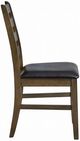 ACME Furniture Damica 2-Piece Walnut Side Chair Set-5