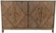 Million Dollar Rustic Old West Brown 4-Door Diamond Console-0