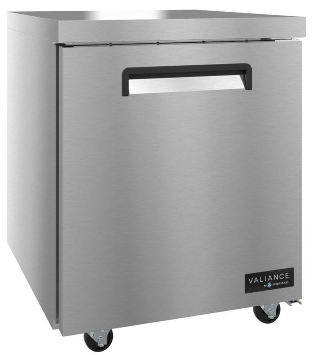 Hoshizaki Valiance® 27" 6.3 Cu. Ft. Stainless Steel Single Section Undercounter Refrigerator-2