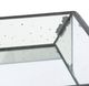 A & B Home Black Rectangular Glass Tray-3