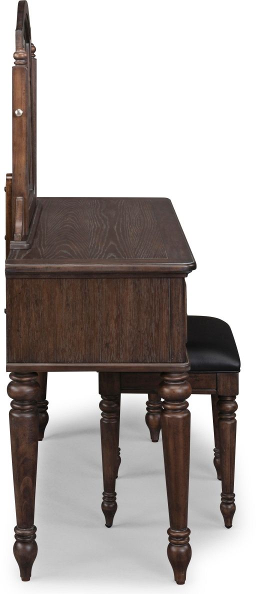 homestyles® Southport Distressed Oak Vanity and Bench-1