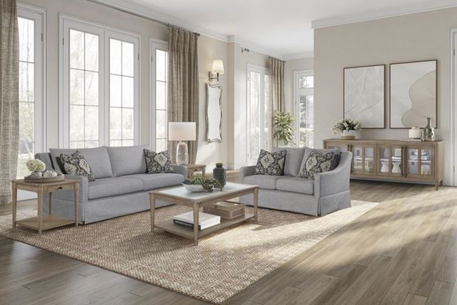 Bernards Citrus Heights Gray Pioneer Loveseat-1