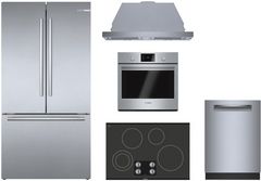 Bosch 5 Piece Stainless Steel Kitchen Package