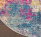 Nourison Home™ Passion 5' Round Style 13 Area Rug-2