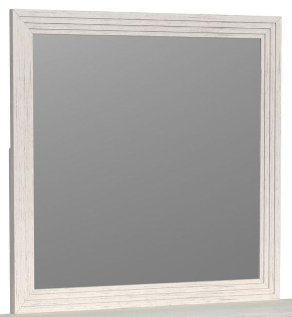 Elements International Avalanche Antique White Mirror-0