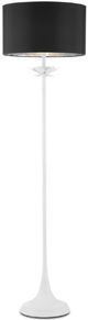 Currey & Company Bexhill Black/Gesso White Floor Lamp-1