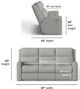 Flexsteel® Customizable Score Power Reclining Sofa with Power Headrests and Lumbar-3