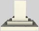 Vent-A-Hood® 42" Biscuit Contemporary Island Range Hood-0