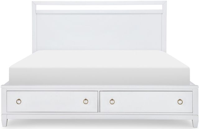 Legacy Classic Summerland White California King Panel Storage Bed-2