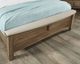 Vaughan-Bassett Centennial Solids Chestnut Creek Fawn Queen Sleigh Bed With Bench Footboard-2