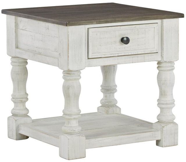 Signature Design by Ashley® Havalance 3-Piece Gray/White Living Room Table Set-2
