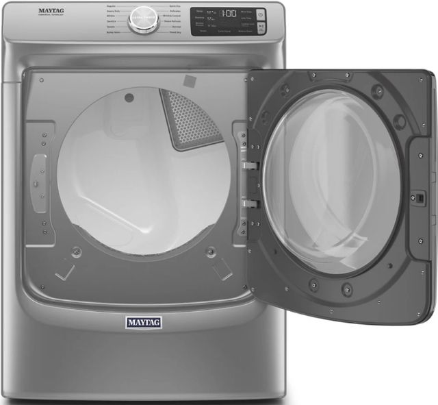 Maytag® 7.3 Cu. Ft. Metallic Slate Front Load Electric Dryer-1