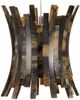 Currey & Company Alsop Black/Brown Multi-Drop Pendant Lighting-1
