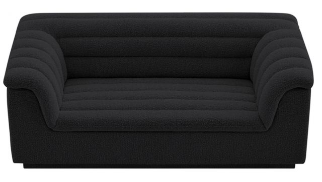 Meridian Furniture Cascade Black Loveseat-1