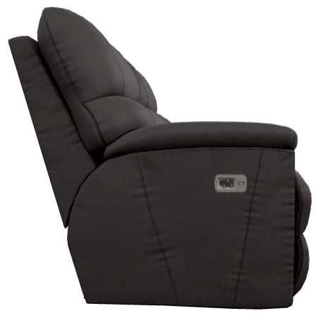 La-Z-Boy® Trouper Walnut Leather Power Reclining Loveseat with Headrest and Lumbar-2