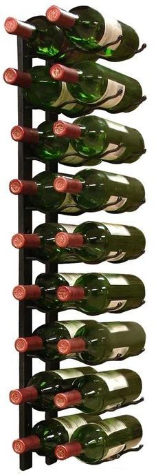 Vinotemp® Epicureanist 18 Bottle Black Wine Rack -1