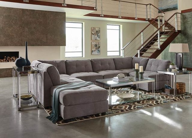 Coaster® Claude 7-Piece Dove Sectional Set-0