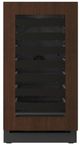 U-Line® Seamless Collection 18" 3.5 Cu. Ft. Panel Ready Wine Refrigerator with Glass Door-0