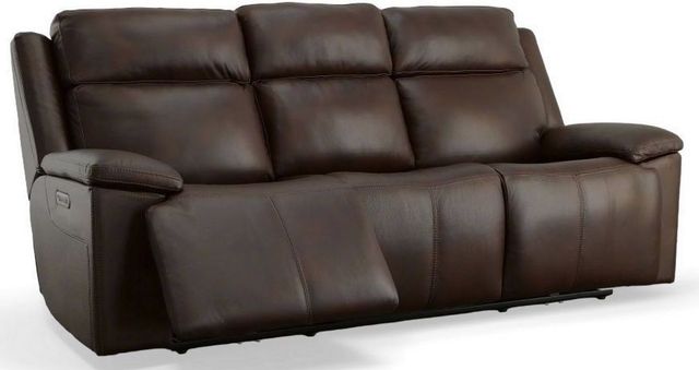 Flexsteel® Chance Brown Power Gliding Sofa with Power Headrest-0