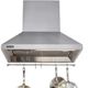 Viking® 3 Series 30” Blush Chimney Wall Hood with Standard Ventilator-1