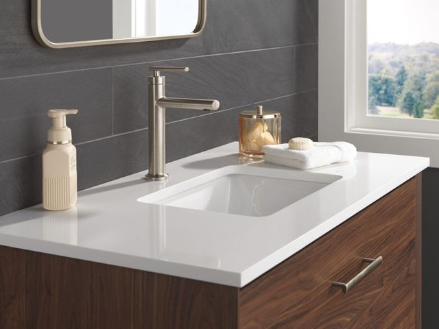 Delta Altado™ Stainless Single Handle Bathroom Faucet-1