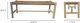 Moe's Home Collection Hawthorn Natural Large Bench-2