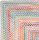 Capel Rugs Cutting Garden Tea Rose 4' x 6' Concentric Rectangle Rug-1