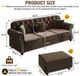 Northfield Living 3-Piece Brown Living Room Set-2