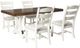 Signature Design by Ashley® Valebeck Brown Dining with White Trestle Legs-2
