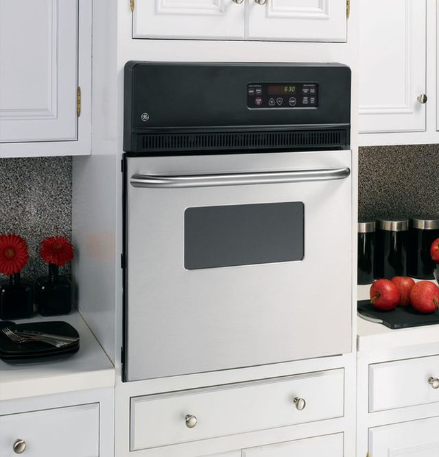 GE Cafe Wall Oven in Custom Kitchen