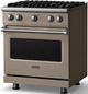 Viking® 5 Series 30" Nantucket Pro Style Gas (NG) Range with Polished Chrome Trim-2